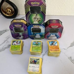 Pokemon TCG Bulk 150 cards with tin